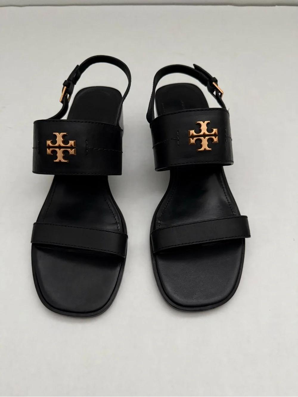 Tory Burch Eleanor Block Heel Sandals Size 10